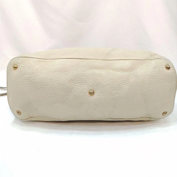 Gucci Cream Leather Shoulder Bag - Picture 6 of 11